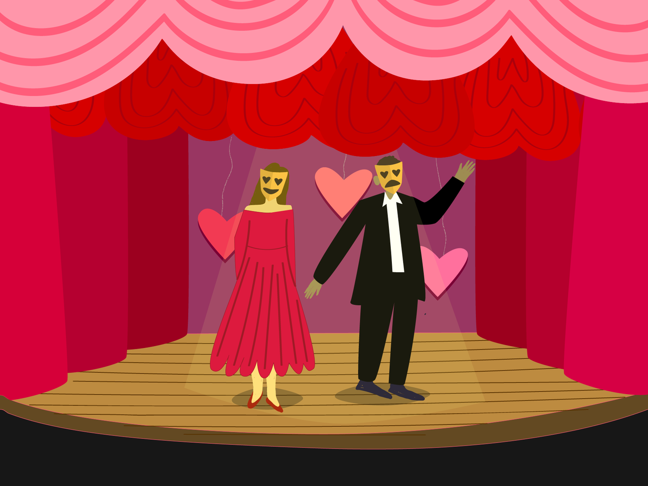 With its emphasis on melodrama, musical theater as a form is particularly suited to love songs.
